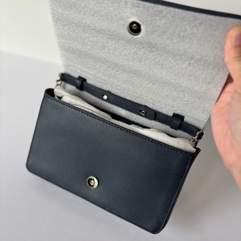 NWT‎ Kate Spade Sylvia Wallet on Chain Crossbody Bag Blue Going out / Party Bag